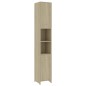 vidaXL Set Mobili da Bagno 4 pz Rovere Sonoma in Truciolato vidaXL Set Mobili da Bagno 4 pz Rovere Sonoma in Truciolato