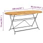 vidaXL Set da Pranzo da Giardino 7 pz in Legno Massello di Acacia vidaXL Set da Pranzo da Giardino 7 pz in Legno Massello di Acacia