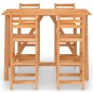 vidaXL Set da Bar da Giardino 5 pz in Legno Massello di Acacia vidaXL Set da Bar da Giardino 5 pz in Legno Massello di Acacia