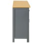 Credenza 110x33,5x70 cm in Legno Massello di Rovere