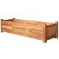 vidaXL Letti Rialzati da Giardino 2 pz in Legno di Acacia 100x30x25 cm vidaXL Letti Rialzati da Giardino 2 pz in Legno di Acacia 100x30x25 cm