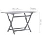 vidaXL Set da Pranzo per Giardino 5 pz Legno Massello di Acacia Grigio vidaXL Set da Pranzo per Giardino 5 pz Legno Massello di Acacia Grigio