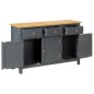 Credenza 110x33,5x70 cm in Legno Massello di Rovere