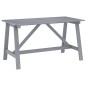vidaXL Set Pranzo da Giardino 7 pz in Legno Massello di Acacia Grigio vidaXL Set Pranzo da Giardino 7 pz in Legno Massello di Acacia Grigio
