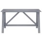 vidaXL Set Pranzo da Giardino 7 pz in Legno Massello di Acacia Grigio vidaXL Set Pranzo da Giardino 7 pz in Legno Massello di Acacia Grigio