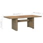 vidaXL Set da Pranzo da Giardino 7 pz con Cuscini in Polyrattan Marrone vidaXL Set da Pranzo da Giardino 7 pz con Cuscini in Polyrattan Marrone