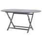 vidaXL Set da Pranzo per Giardino 7 pz Legno Massello di Acacia Grigio vidaXL Set da Pranzo per Giardino 7 pz Legno Massello di Acacia Grigio