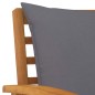 vidaXL Set Divani da Giardino 5 pz con Cuscini in Massello di Acacia vidaXL Set Divani da Giardino 5 pz con Cuscini in Massello di Acacia