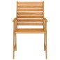 vidaXL Set da Pranzo da Giardino 3 pz in Legno Massello di Acacia