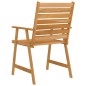 vidaXL Set da Pranzo da Giardino 3 pz in Legno Massello di Acacia