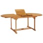 vidaXL Set da Pranzo da Giardino 7 pz in Legno Massello di Teak vidaXL Set da Pranzo da Giardino 7 pz in Legno Massello di Teak