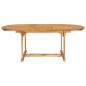 vidaXL Set da Pranzo da Giardino 7 pz in Legno Massello di Teak vidaXL Set da Pranzo da Giardino 7 pz in Legno Massello di Teak