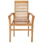 vidaXL Set da Pranzo da Giardino 7 pz in Legno Massello di Teak vidaXL Set da Pranzo da Giardino 7 pz in Legno Massello di Teak