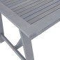 vidaXL Set Pranzo da Giardino 5 pz in Legno Massello di Acacia Grigio vidaXL Set Pranzo da Giardino 5 pz in Legno Massello di Acacia Grigio