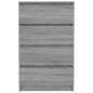 Credenza Grigio Sonoma 60x35x98,5 cm in Legno Multistrato Credenza Grigio Sonoma 60x35x98,5 cm in Legno Multistrato