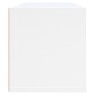 Scarpiera a Muro Bianca 100x35x38 cm in Legno Multistrato Scarpiera a Muro Bianca 100x35x38 cm in Legno Multistrato