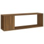 Mobile TV Rovere Marrone 100x24x32 cm in Legno Multistrato