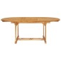 vidaXL Set da Pranzo da Giardino 7 pz in Legno Massello di Teak vidaXL Set da Pranzo da Giardino 7 pz in Legno Massello di Teak