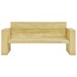 vidaXL Set Divani da Giardino 4 pz in Legno di Pino Impregnato