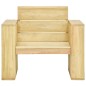 vidaXL Set Divani da Giardino 4 pz in Legno di Pino Impregnato
