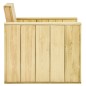 vidaXL Set Divani da Giardino 4 pz in Legno di Pino Impregnato