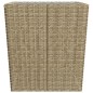 vidaXL Set Bistrot da Giardino 3 pz Polyrattan e Vetro Temperato Beige vidaXL Set Bistrot da Giardino 3 pz Polyrattan e Vetro Temperato Beige