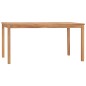 vidaXL Set da Pranzo per Esterni 5 pz in Legno Massello di Teak vidaXL Set da Pranzo per Esterni 5 pz in Legno Massello di Teak