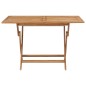 vidaXL Set da Pranzo da Giardino 5 pz in Legno Massello di Teak vidaXL Set da Pranzo da Giardino 5 pz in Legno Massello di Teak