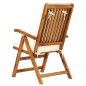 vidaXL Set da Pranzo da Giardino 7 pz con Cuscini Legno di Teak vidaXL Set da Pranzo da Giardino 7 pz con Cuscini Legno di Teak