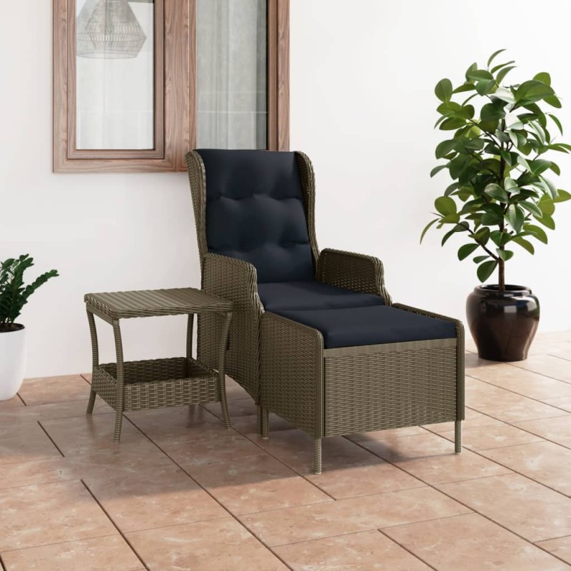 vidaXL Set Divani da Giardino 2 pz con Cuscini in Polyrattan Marrone vidaXL Set Divani da Giardino 2 pz con Cuscini in Polyrattan Marrone