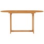 vidaXL Set da Pranzo da Giardino 5 pz in Legno Massello di Teak