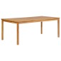 vidaXL Set da Pranzo per Esterni 9 pz in Legno Massello di Teak vidaXL Set da Pranzo per Esterni 9 pz in Legno Massello di Teak