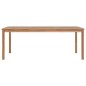 vidaXL Set da Pranzo per Esterni 9 pz in Legno Massello di Teak vidaXL Set da Pranzo per Esterni 9 pz in Legno Massello di Teak