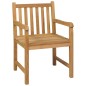 vidaXL Set da Pranzo per Esterni 7 pz in Legno Massello di Teak vidaXL Set da Pranzo per Esterni 7 pz in Legno Massello di Teak
