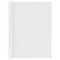 vidaXL Paravento Balcone Bianco 120x600 cm in Tessuto Oxford vidaXL Paravento Balcone Bianco 120x600 cm in Tessuto Oxford