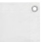 vidaXL Paravento Balcone Bianco 120x600 cm in Tessuto Oxford vidaXL Paravento Balcone Bianco 120x600 cm in Tessuto Oxford