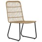 vidaXL Set da Pranzo da Giardino 7 pz in Polyrattan e Vetro vidaXL Set da Pranzo da Giardino 7 pz in Polyrattan e Vetro