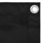 Paravento da Balcone Nero 120x600 cm in Tessuto Oxford Paravento da Balcone Nero 120x600 cm in Tessuto Oxford