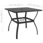 vidaXL Set da Pranzo da Giardino 5 pz in Textilene e Acciaio vidaXL Set da Pranzo da Giardino 5 pz in Textilene e Acciaio