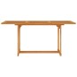 vidaXL Set da Pranzo da Giardino 7 pz in Legno Massello di Teak vidaXL Set da Pranzo da Giardino 7 pz in Legno Massello di Teak