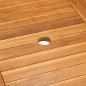 vidaXL Set da Pranzo da Giardino 7 pz in Legno Massello di Teak vidaXL Set da Pranzo da Giardino 7 pz in Legno Massello di Teak