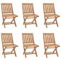vidaXL Set da Pranzo da Giardino 7 pz in Legno Massello di Teak vidaXL Set da Pranzo da Giardino 7 pz in Legno Massello di Teak