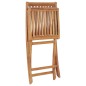 vidaXL Set da Pranzo da Giardino 7 pz in Legno Massello di Teak vidaXL Set da Pranzo da Giardino 7 pz in Legno Massello di Teak