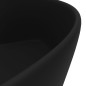 Lavandino con Troppopieno Nero Opaco 36x13 cm in Ceramica Lavandino con Troppopieno Nero Opaco 36x13 cm in Ceramica