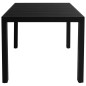 vidaXL Set da Pranzo da Giardino 3 pz Nero e Marrone vidaXL Set da Pranzo da Giardino 3 pz Nero e Marrone