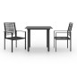 vidaXL Set da Pranzo da Giardino 3 pz vidaXL Set da Pranzo da Giardino 3 pz