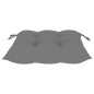 vidaXL Sedie da Giardino con Cuscini 4 pz in Massello di Acacia Grigio vidaXL Sedie da Giardino con Cuscini 4 pz in Massello di Acacia Grigio