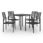 vidaXL Set da Pranzo da Giardino 5 pz vidaXL Set da Pranzo da Giardino 5 pz
