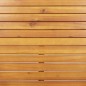 vidaXL Sdraio con Cuscino in Legno Massello di Acacia e Acciaio Inox vidaXL Sdraio con Cuscino in Legno Massello di Acacia e Acciaio Inox
