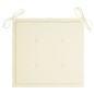 vidaXL Sedie da Giardino con Cuscini 4 pz in Massello di Acacia Grigio vidaXL Sedie da Giardino con Cuscini 4 pz in Massello di Acacia Grigio